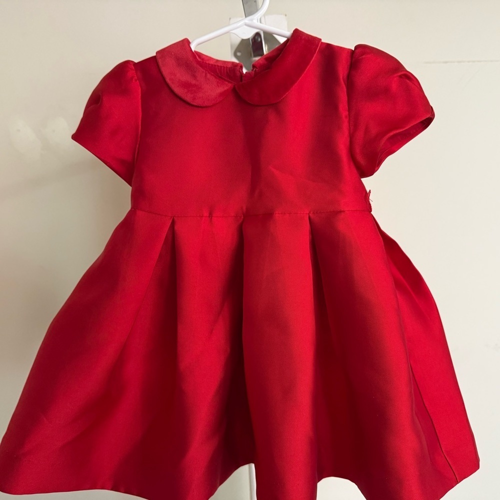 Mayoral Red Satin Dress
